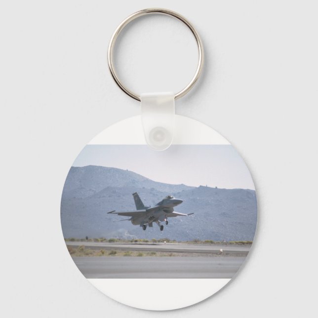 F-16 Landung in der Luftwaffenstelle Luke Schlüsselanhänger (Vorderseite)