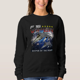 F 16 Luftwaffenjet-Pilot Sweatshirt