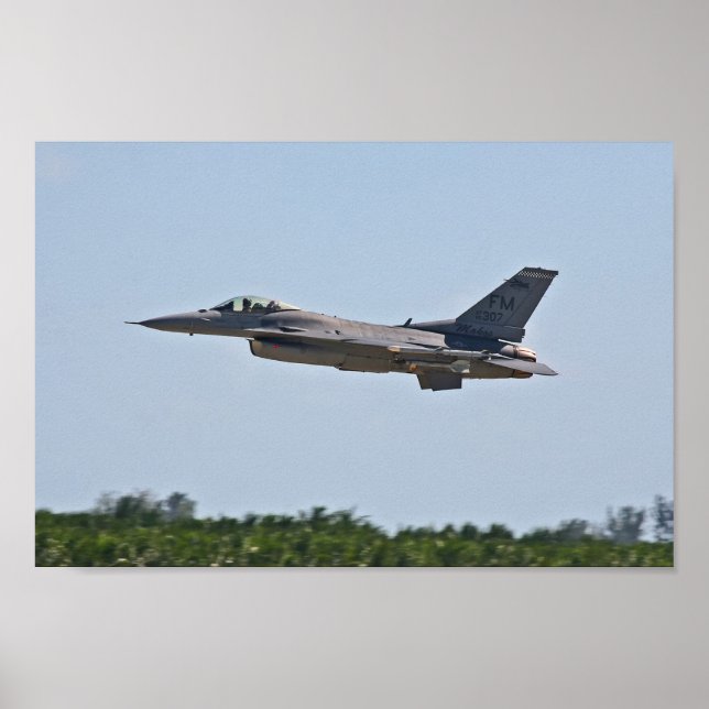 F-16-Poster Poster (Vorne)