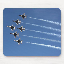 F-16 Thunderbird Delta Formation Mousepad