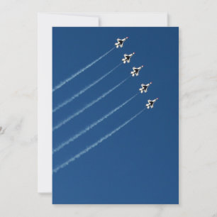 F-16 Thunderbird Five Formation Einladung