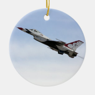 F-16 Thunderbird im Flug Keramikornament