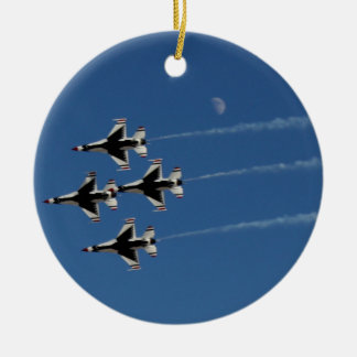 F-16 Thunderbirds Diamantformation Keramik Ornament