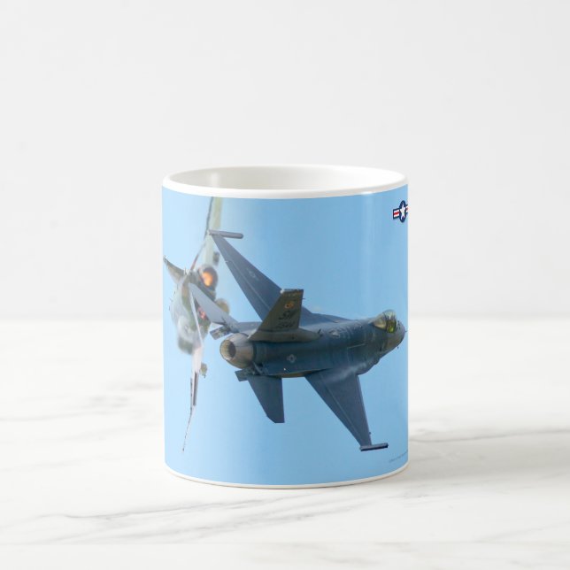 F-16 und F-4 BREAK! Kaffeetasse (Mittel)