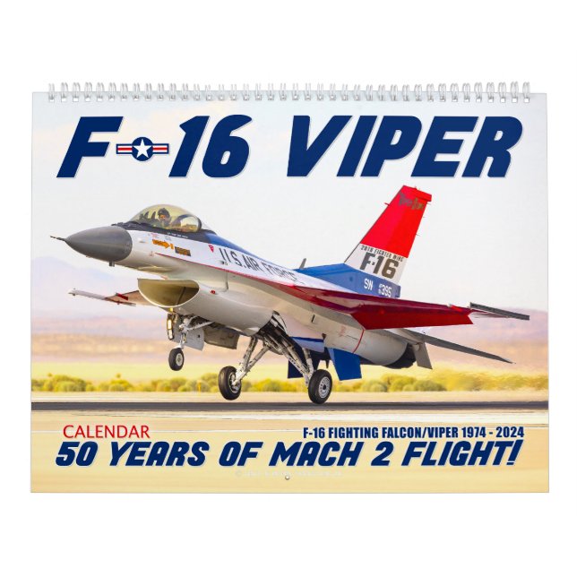 F-16 VIPER - 50 JAHRE MACH 2 FLUG! KALENDER (Titelbild)