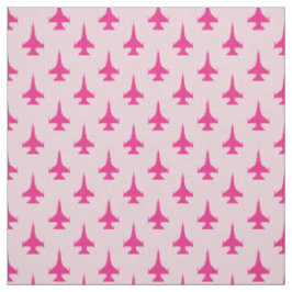 F-16 Viper Fighter Jet Muster Fuchsia Stoff