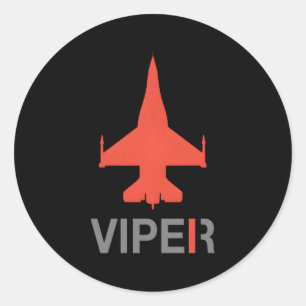 F-16 Viper Runder Aufkleber