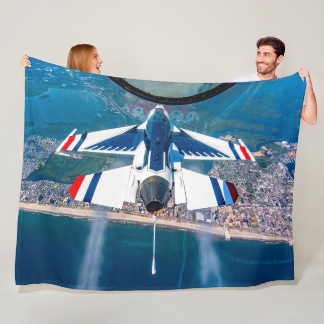 F-16C-KAMPFFAKTOR FLEECEDECKE (Beispiel)