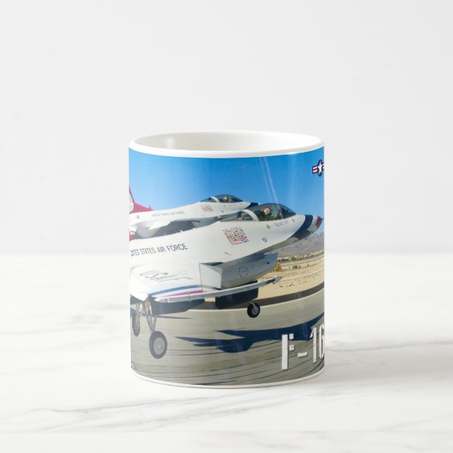 F-16C-KAMPFFAKTOR KAFFEETASSE (Mittel)