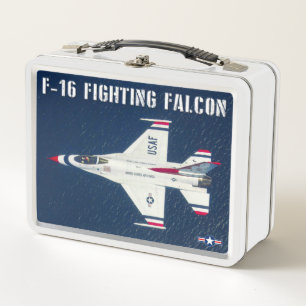 F-16C-KAMPFFAKTOR METALL BROTDOSE