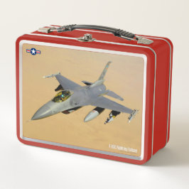 F-16C-KAMPFFAKTOR METALL BROTDOSE