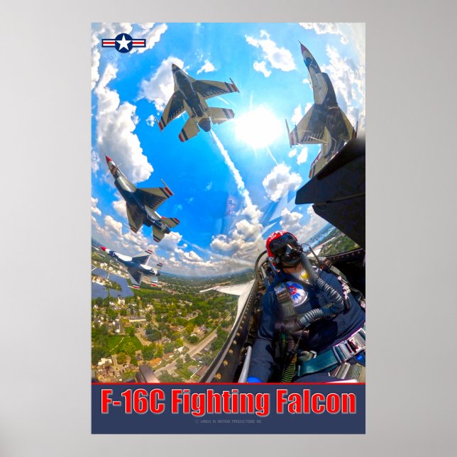 F-16C-KAMPFFAKTOR POSTER (Vorne)