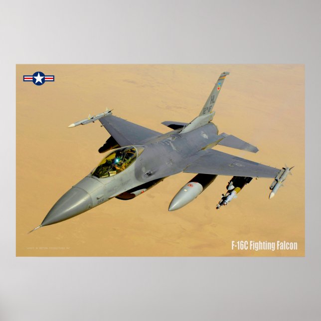 F-16C-KAMPFFAKTOR POSTER (Vorne)