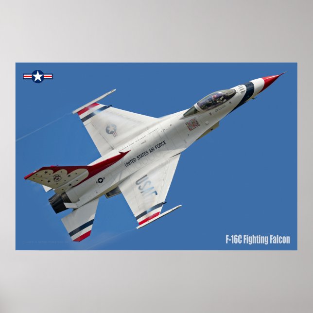 F-16C-KAMPFFAKTOR POSTER (Vorne)