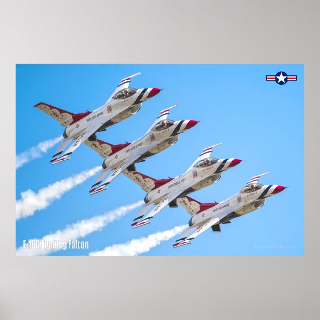 F-16C-KAMPFFAKTOR POSTER (Vorne)