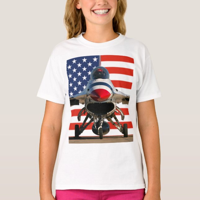 F-16C-KAMPFFAKTOR T-Shirt (Vorderseite)