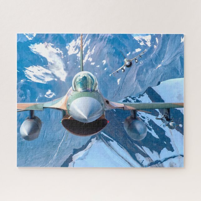 F-16C-KAMPFFALCON - ALASKA (16x20 INCH) Puzzle (Horizontal)