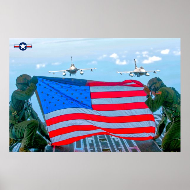 F-16C KAMPFFALKE POSTER (Vorne)