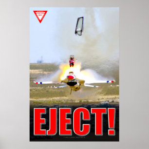 F-16C KÄMPFUNG FALCON - EJEKT! POSTER