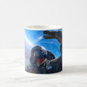 F-16D KÄMPFUNG FALCON Kämpfe an! Mug Kaffeetasse