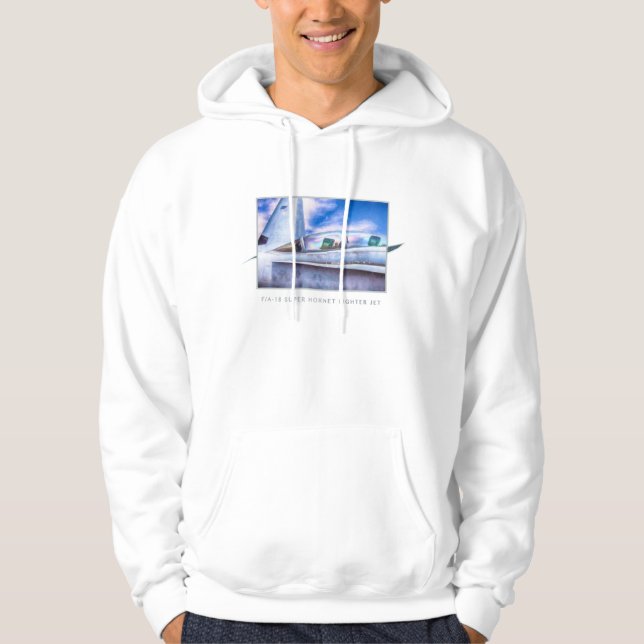 F-18 HORNET FIGHTER JET At Ease Hoodie (Vorderseite)