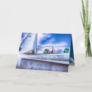 F-18-HORNET-KAMPFJET einfach Karte