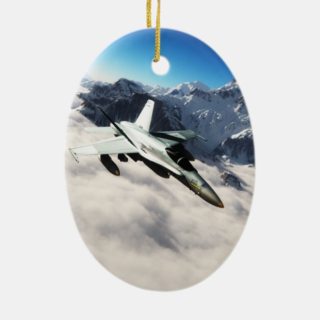 F 18 Hornet Keramikornament (Hinten)