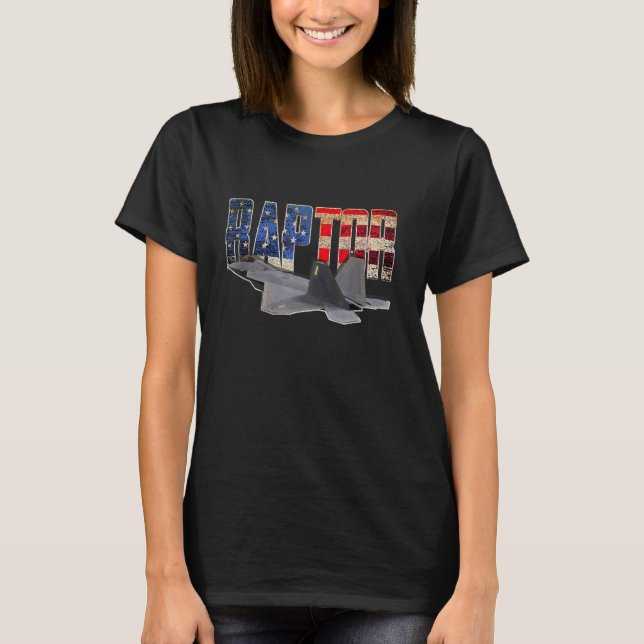 F 22 F22 Pilotprogramm für Raptor Jet Fighter Flug T-Shirt (Vorderseite)