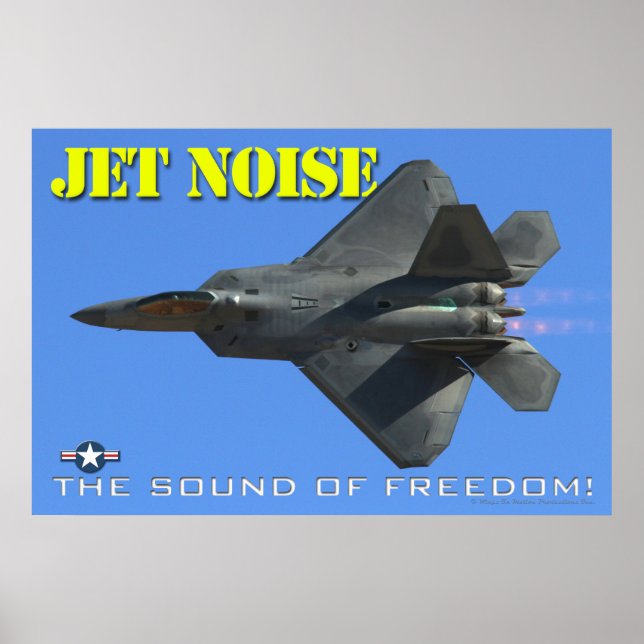 F-22 Jet Noise Poster (Vorne)