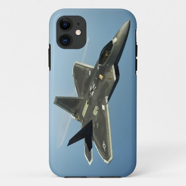 F-22 Kampfflugzeug 03 Case-Mate iPhone Hülle (Rückseite)