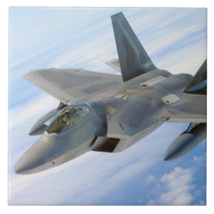 F-22 Militärjet des Raptors Fliese