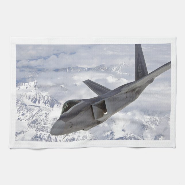 F-22 Raptor-Elmendorf AFB Handtuch (Horizontal)