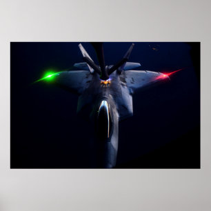 F-22 Raptor-Luftfahrzeuge Poster