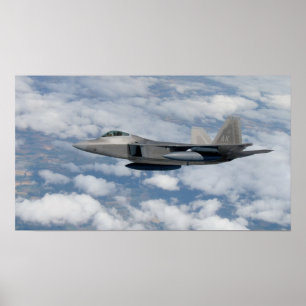 F-22 Raptor-Luftfahrzeuge Poster