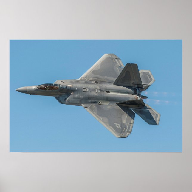 F-22 Raptor-Luftfahrzeuge Poster (Vorne)