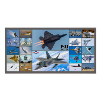 F-22 RAPTOR "MONTAGE" POSTER