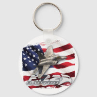 F-22 Raptor und amerikanische Flagge