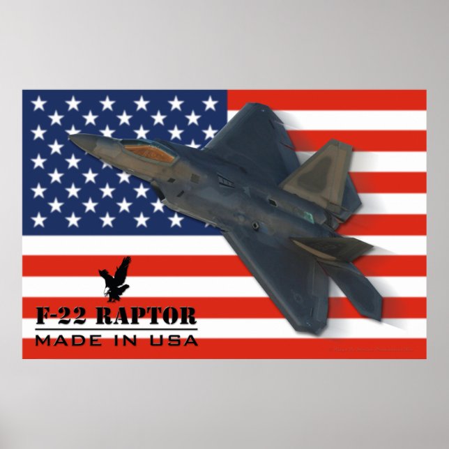 F-22 Raptor USA Poster (Vorne)