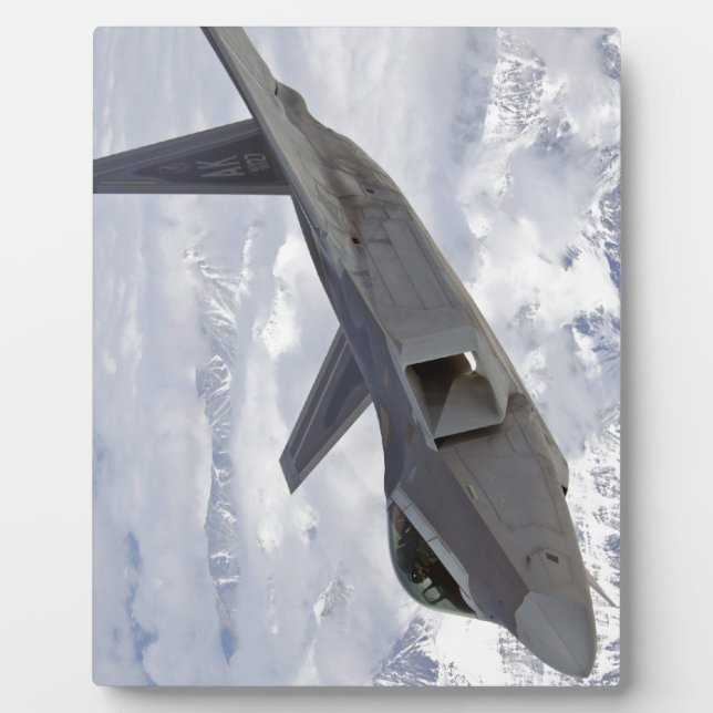 F-22 Raubvogel-Elmendorf AFB Fotoplatte (Vorderseite)