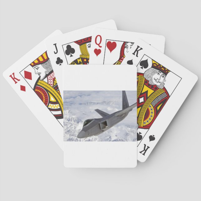 F-22 Raubvogel-Elmendorf AFB Spielkarten (Rückseite)