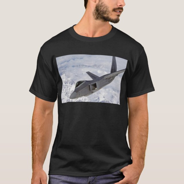 F-22 Raubvogel-Elmendorf AFB T-Shirt (Vorderseite)
