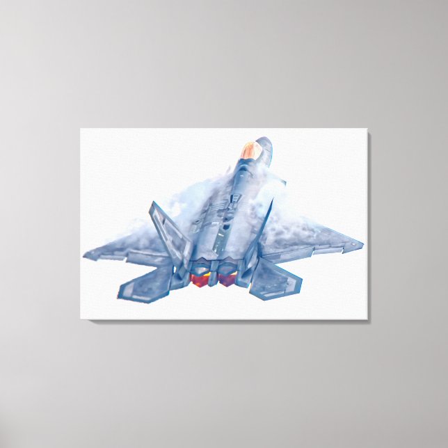 F-22A RAPTOR 24x36 Leinwanddruck (Vorderseite)