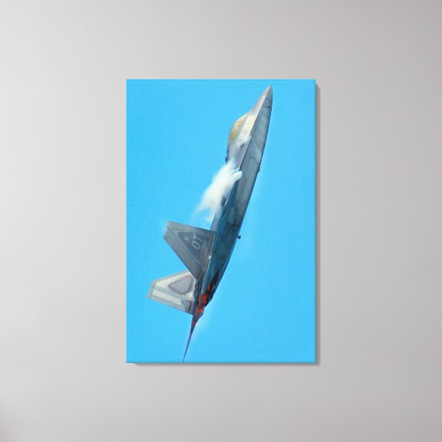 F-22A RAPTOR 24x36 Leinwanddruck (Vorderseite)