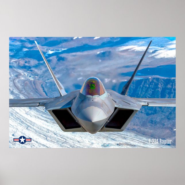 F-22A RAPTOR POSTER (Vorne)