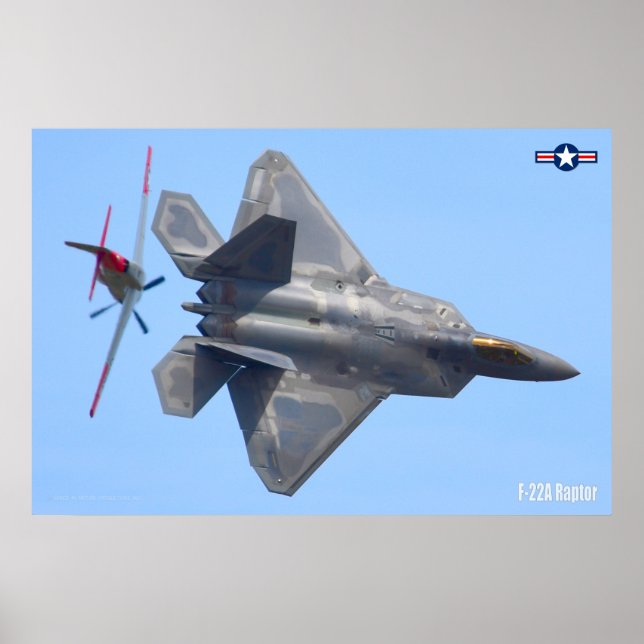 F-22A RAPTOR POSTER (Vorne)