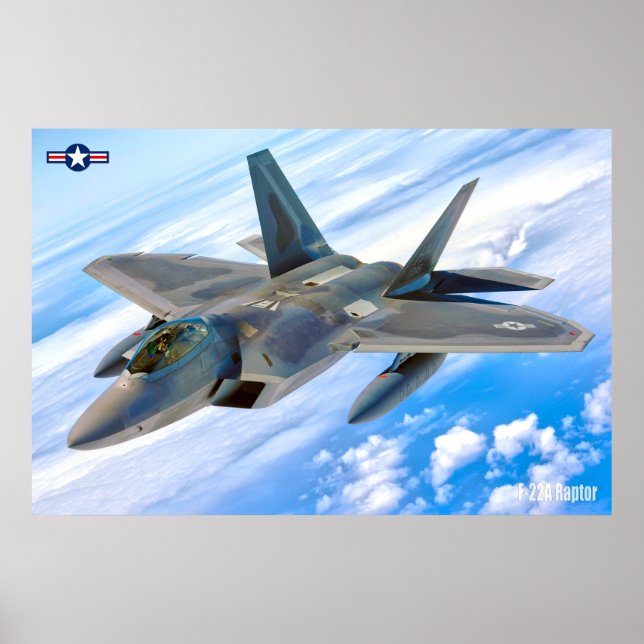 F-22A RAPTOR POSTER (Vorne)