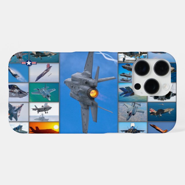 F-35 BELEUCHTUNG II "MONTAGE" iPhone HÜLLE (Rückseite (Horizontal))