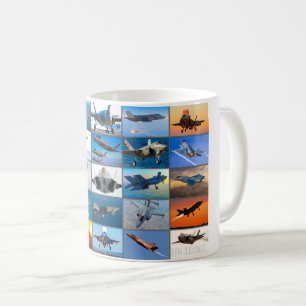 F-35 BELEUCHTUNG II "MONTAGE" KAFFEETASSE