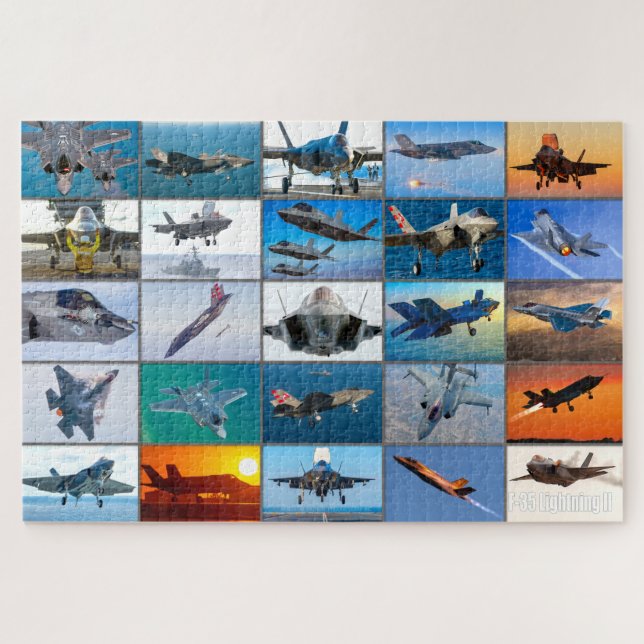 F-35 BELEUCHTUNG II "MONTAGE" PUZZLE (Horizontal)
