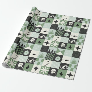 F-35 Holiday Squares Geschenkpapier